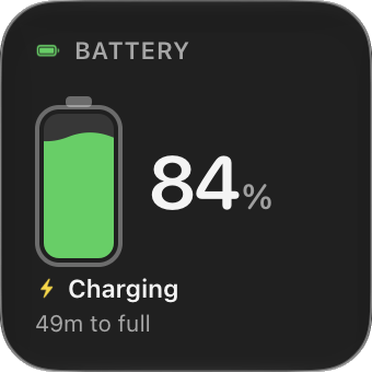 Battery widget